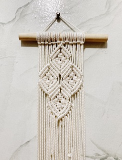 Mành Macrame mini treo tường trang trí