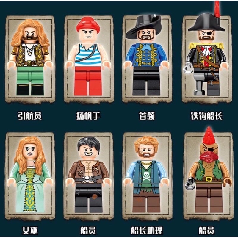 Lắp ráp tàu hải tặc nonlego - SY 1549