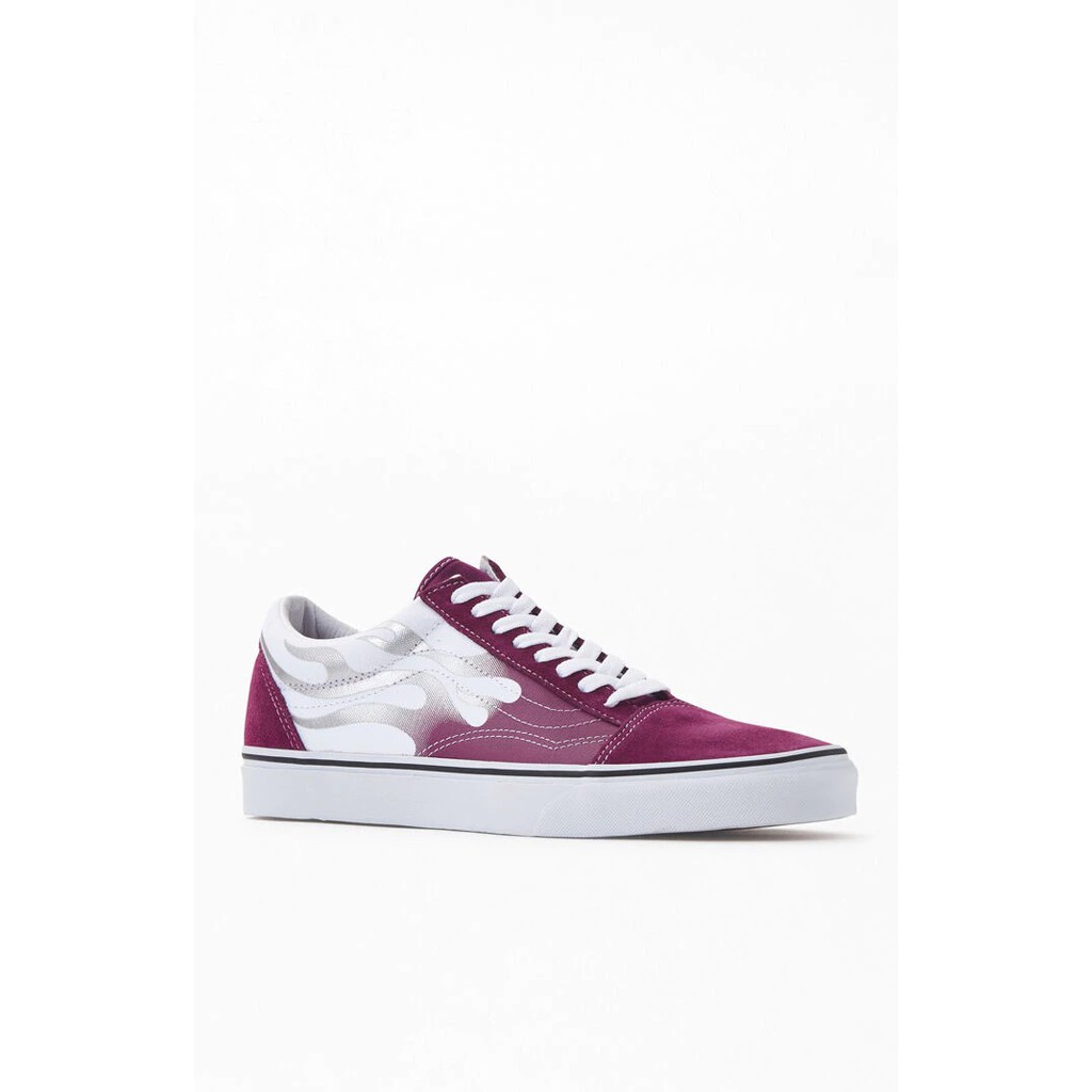 Giày Vans Chính Hãng Old Skool Purple Flame