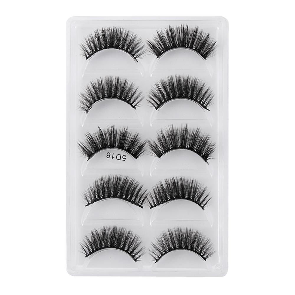 Xiantin Set 5 Cặp Hộp Đựng Lông Mi Giả SKONHED Phong Cách Giáng Sinh