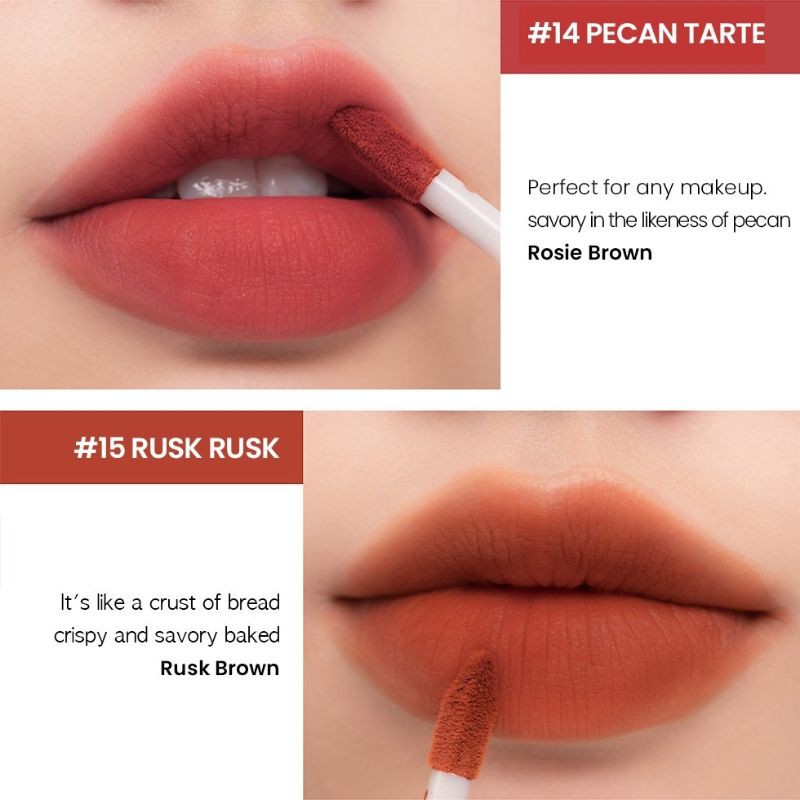 [CHÍNH HÃNG] Son Romand kem lì ⚡FREE SHIP⚡ zero velvet tint (màu 14, 15,17) được ưa chuộng nhất. | BigBuy360 - bigbuy360.vn