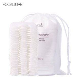 FOCALLURE -Bông tẩy trang sợi cotton mềm tiện lợi, tẩy trang da mặt, lớp makeup