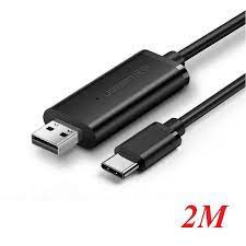 Cáp truyền dữ liệu USB 2.0 to USB Type C Ugreen 70420 dài 2m chính hãng