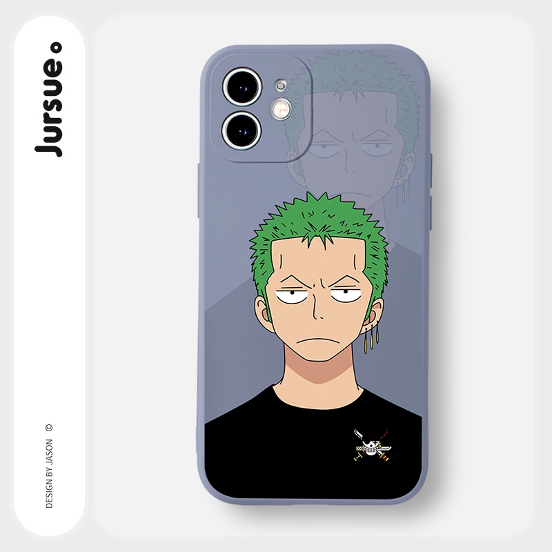 Ốp lưng JURSUE mềm chống bẩn hoạt hình dễ thương đẹp cho iPhone 13 12 11 Pro Max SE 2020 X XR XS ip 8 7 6 6S Plus Y198