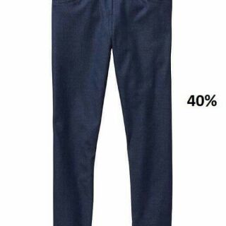 Quần legging giả jean bé gái