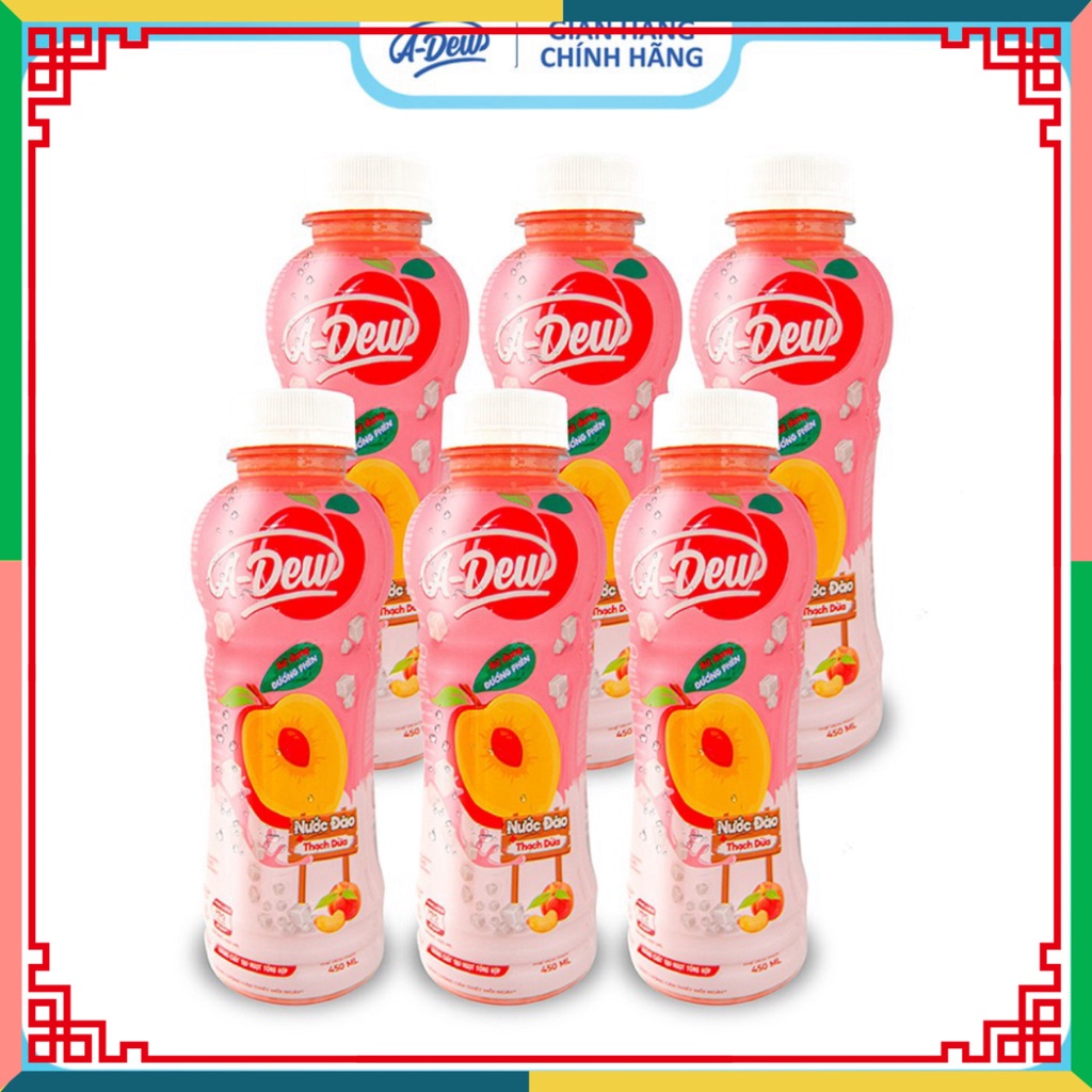 Nước Đào Thạch Dừa A-Dew 450ml