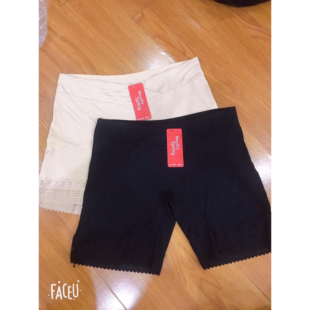 Quần đùi mặc váy cho mẹ bầu