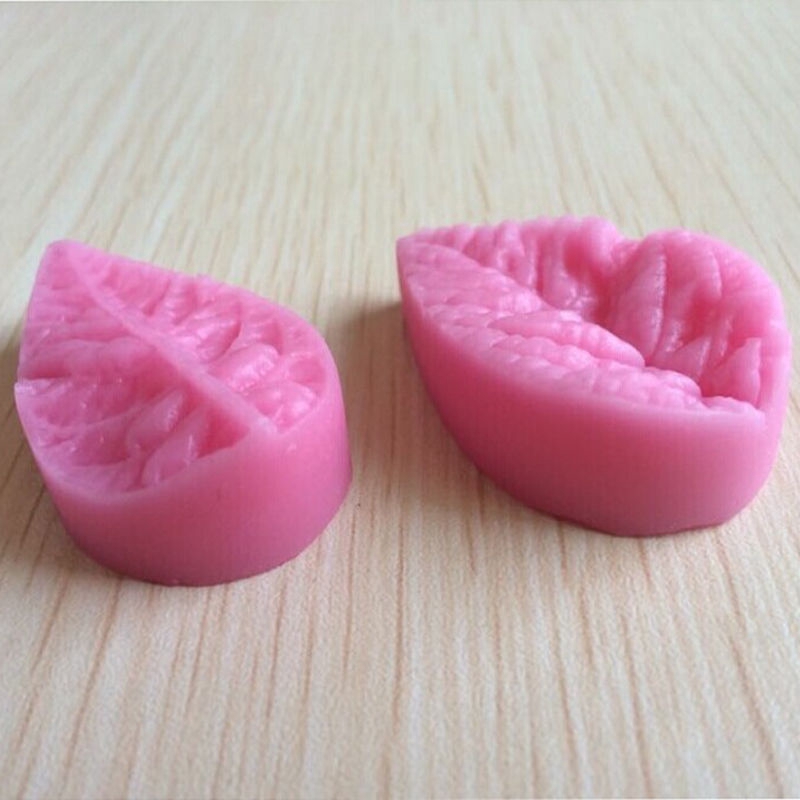Khuôn Silicone Làm Bánh Tạo Hình Chiếc Lá 3d Độc Đáo