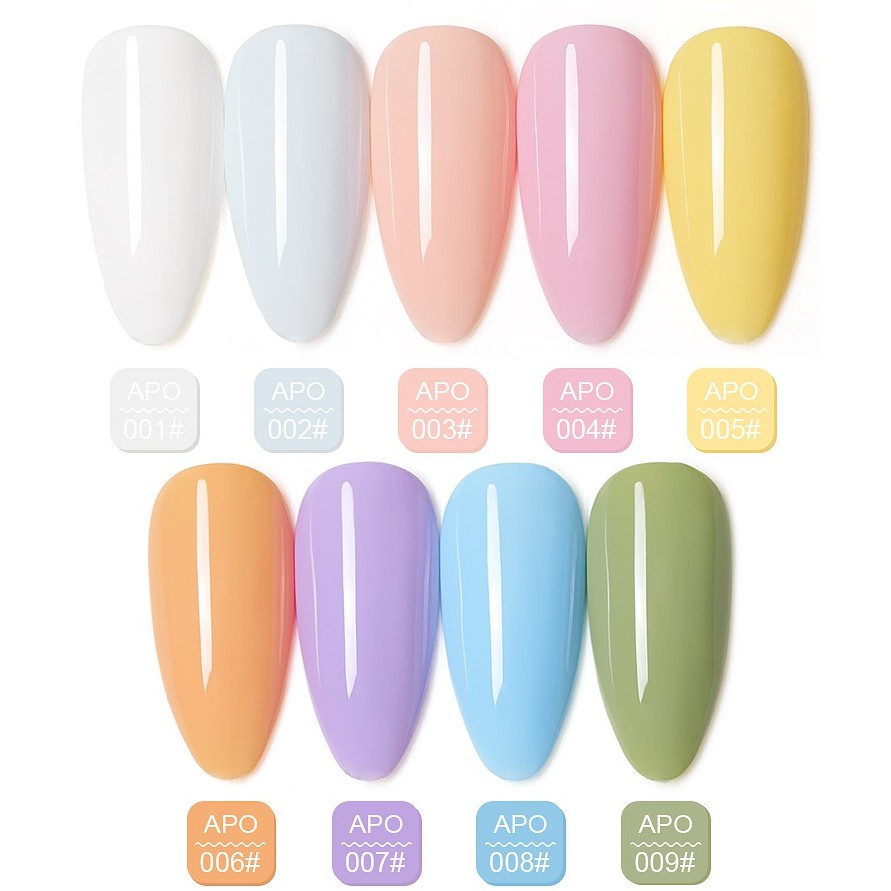 Sơn Gel AS Cao Cấp - Hàng Loại 1 - APO pastel
