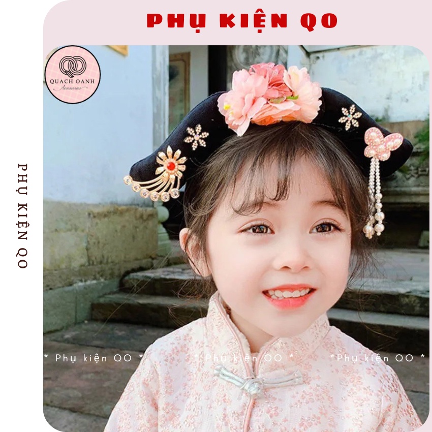 Bờm cài tóc Cách Cách Nương Nương , bờm quý phi phong cách Trung Hoa BOM66
