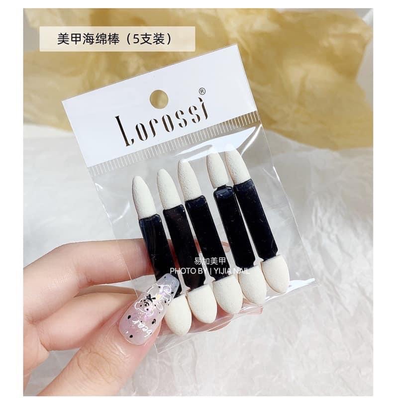 Set 5 mút chà crom