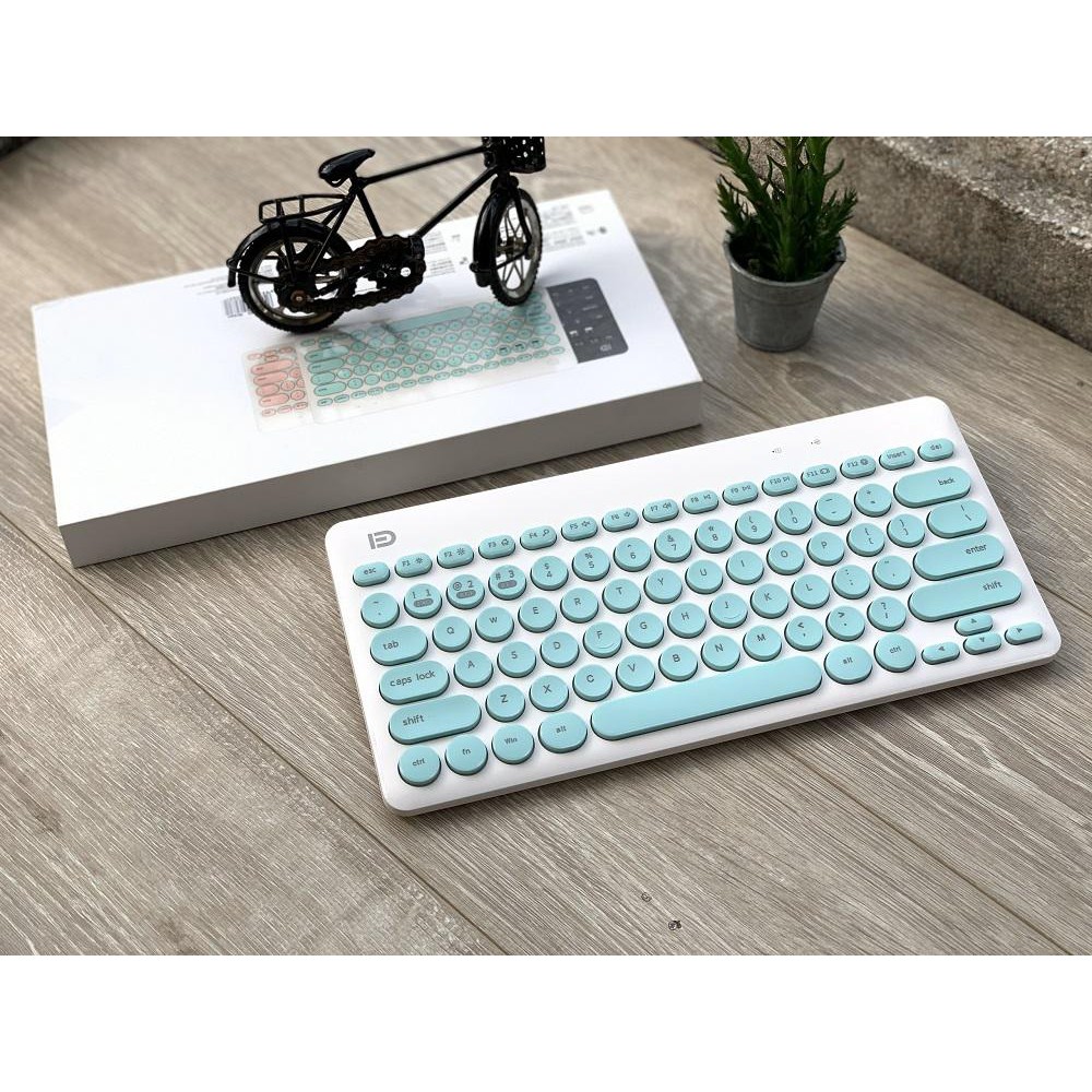 Bàn phím 2 chức năng Bluetooth + Wireless Forter iK6620D - BH chính hãng 24 tháng 01 đổi 01