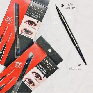 Bút kẻ mắt 2 đầu dạng sáp & dạng gel browit by nong chat
