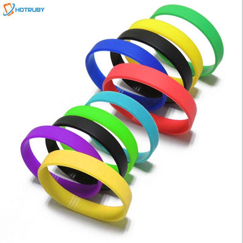 Vòng đeo tay cao su linh hoạt bằng silicone kiểu dáng thể thao