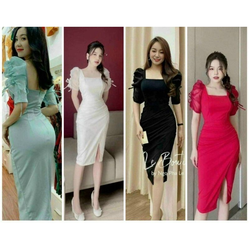 Đầm nữ xếp ly