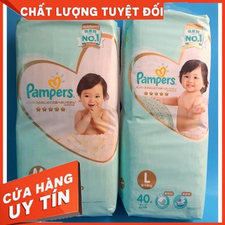Tã/Bỉm dán Pampers Nhật Bản - Size S60, M48, L40