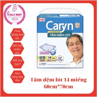 Tấm đệm lót Caryn mỏng nhẹ 14 miếng - Giúp thoải mái xoay trở chống trào lưng