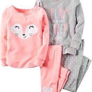 Set bộ bé gái mặc nhà Carters