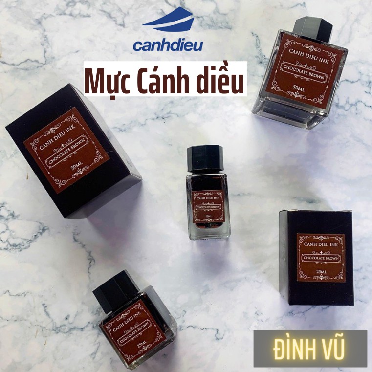 Mực viết bút máy học sinh, mực cánh diều máy bình 15ml