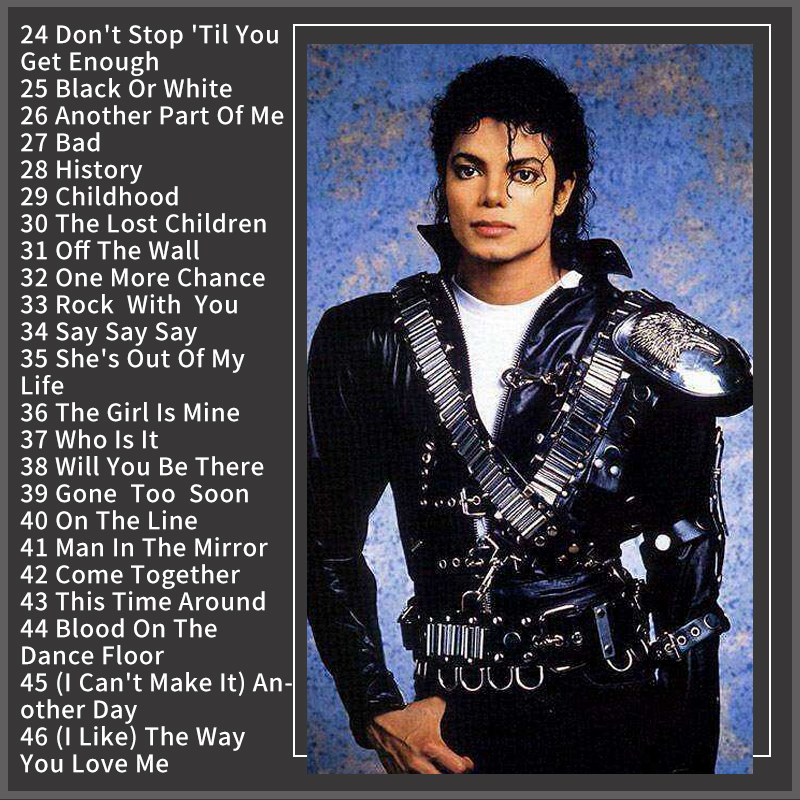 Đĩa Cd Sưu Tầm Những Bài Nhạc Pop Của Michael Jackson Cho Sưu Tầm Những Bài Hát Hay Cho Đầu Dvd Xe Hơi