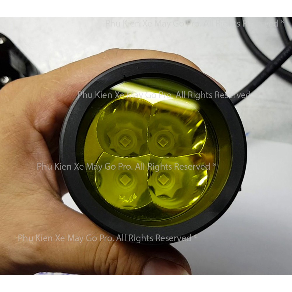 [CHÍNH HÃNG] Meca Vàng Phá Sương Mù Đèn Trợ Sáng Xe Máy