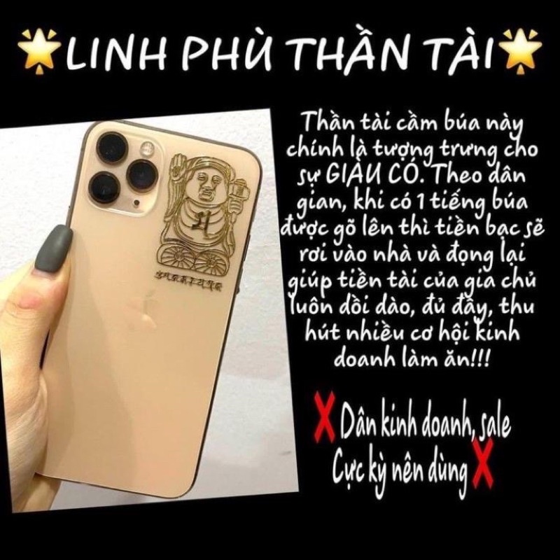 Combo 4 miếng linh phù dán điện thoại