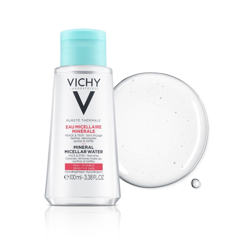 Nước tẩy trang cho da nhạy cảm Vichy Mineral Micellar Water Pureté Thermale 100ml