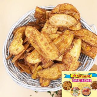 1kg Chuối Mè Sấy Tây Bắc