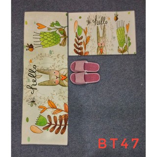 2 thảm ngắn 40x60 và 2 thảm 40x120( ib chọn mẫu)