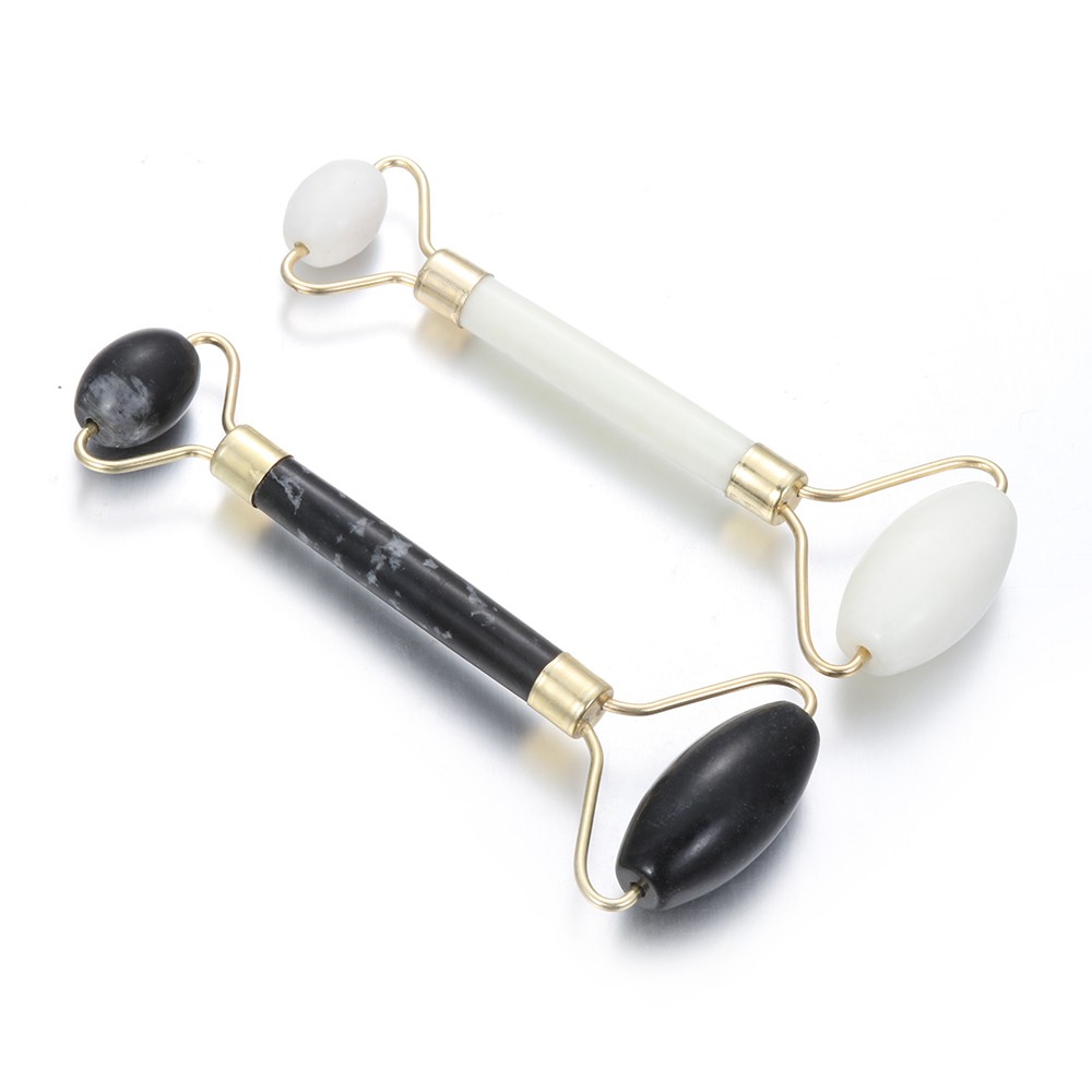 (Hàng Mới Về) Dụng Cụ Lăn Mát Xa Da Mặt Và Cơ Thể Bằng Ngọc Bích