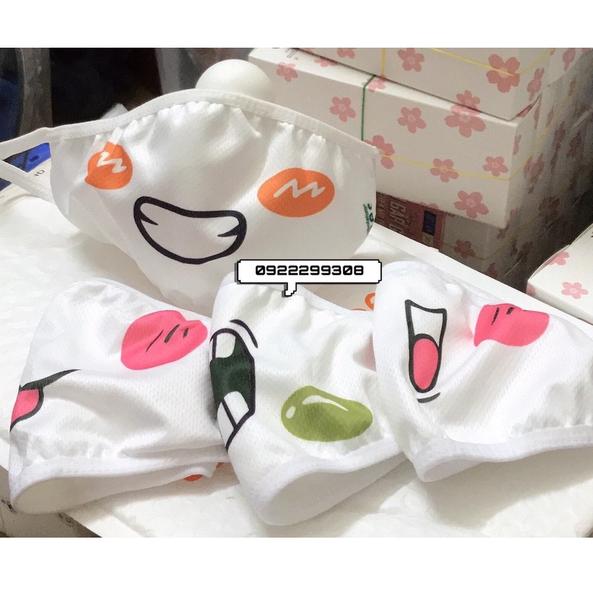 Bô Khẩu Trang vải 3 lớp và Dây Đeo Đa Năng Hàng Tặng Nivea