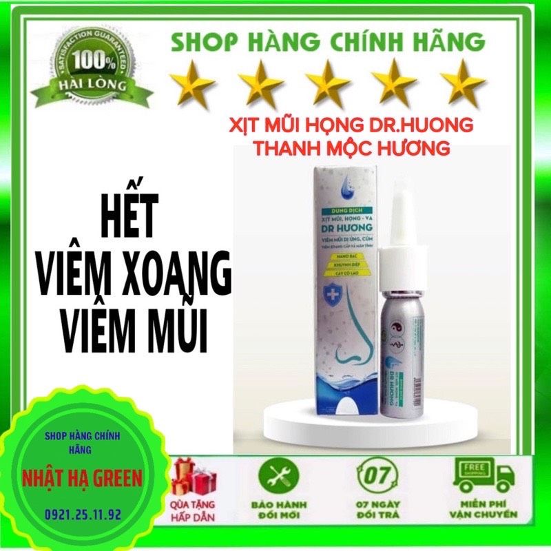 Xoang Thanh Mộc Hương, Dung Dịch Xịt Mũi Họng VA Dr Hương Thanh Mộc Hương mẫu mới