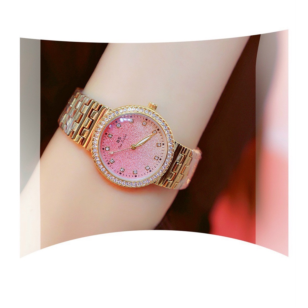Đồng hồ thời trang nữ BS bee sister EEC1 đính cườm TC1