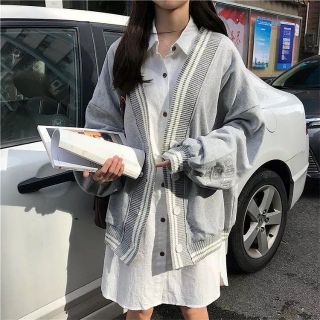 Áo len cardigan