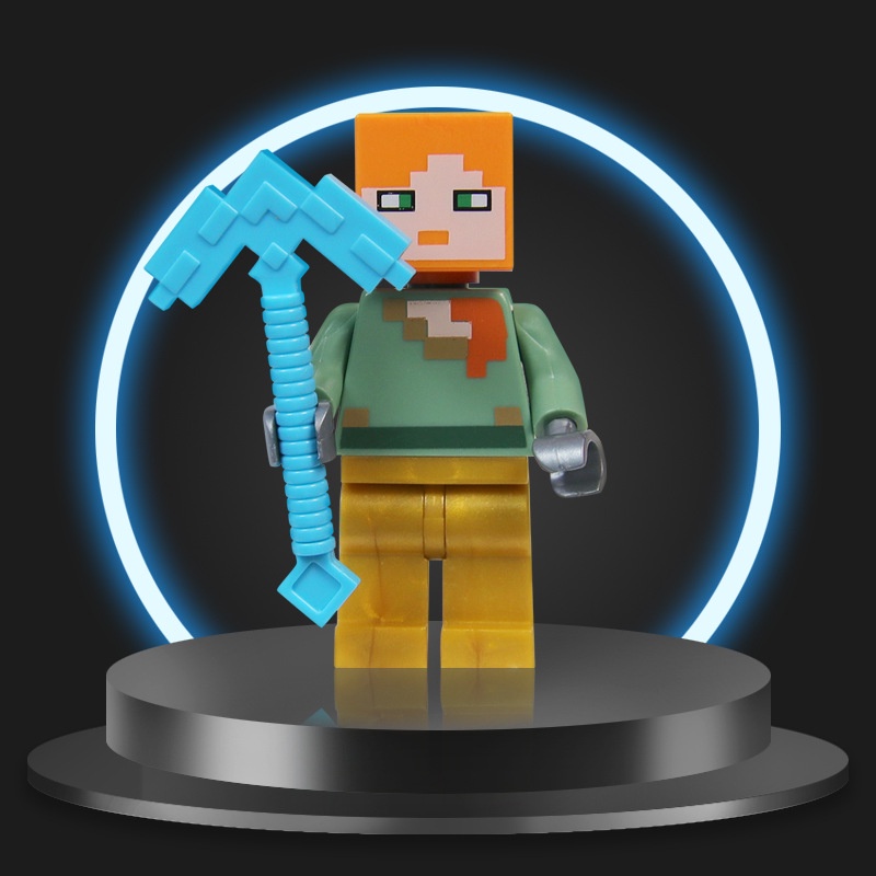 Bộ 8 Mô Hình LEGO Nhân Vật Steve Enderman