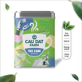 Trà Xanh Cầu Đất Hộp Thiếc 100g