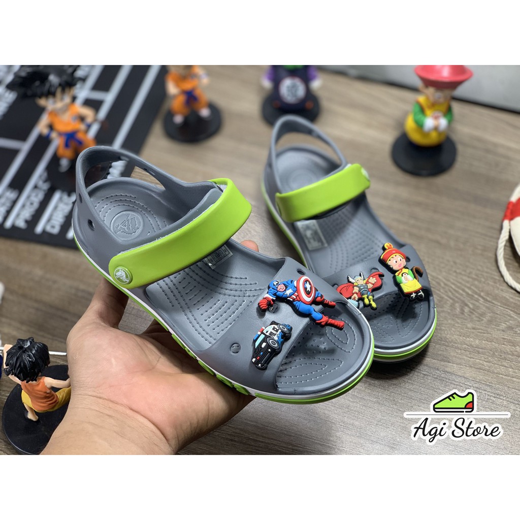 Sandal Bayaband Kids Cho Bé Trai Mềm - Nhẹ - Siêu Bền Màu Ghi Vàng