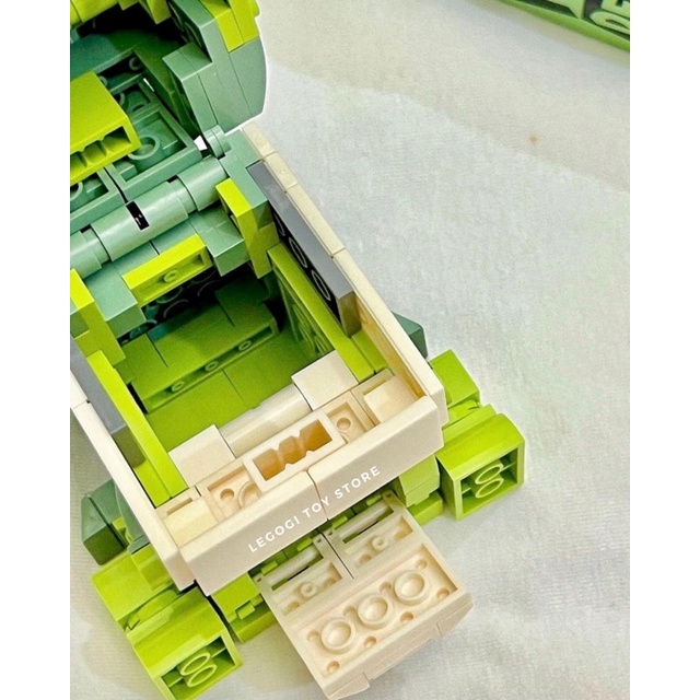 Mô hình lắp ráp Legogi KHỦNG LONG XANH MÕM RỘNG JAKI đồ chơi xếp hình lắp ghép