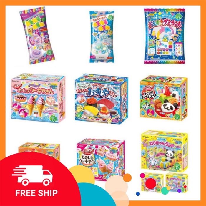 Tổng hợp Popin Cookin Đồ chơi nấu ăn Nhật Bản - Sushi,Donut, Bento,làm kẹo