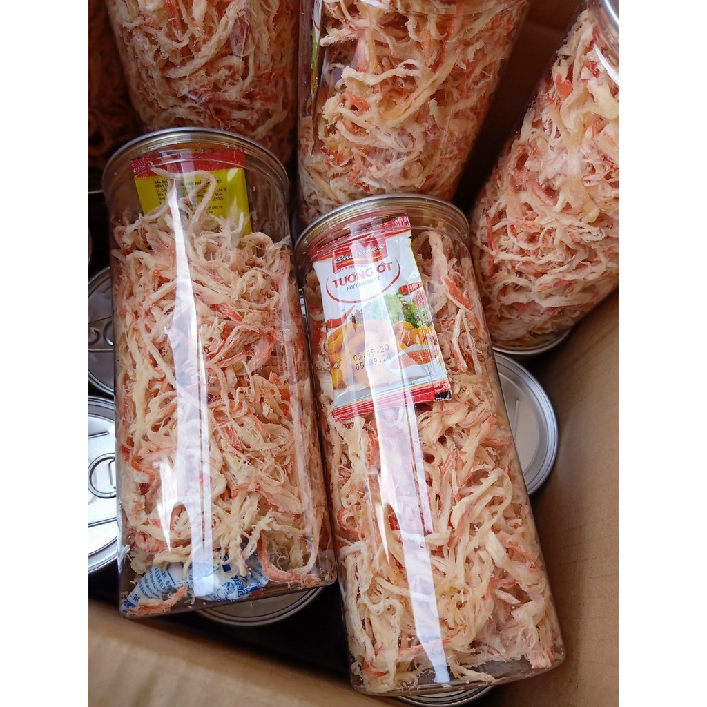 MỰC XÉ SỢI HẤP NƯỚC DỪA 300g