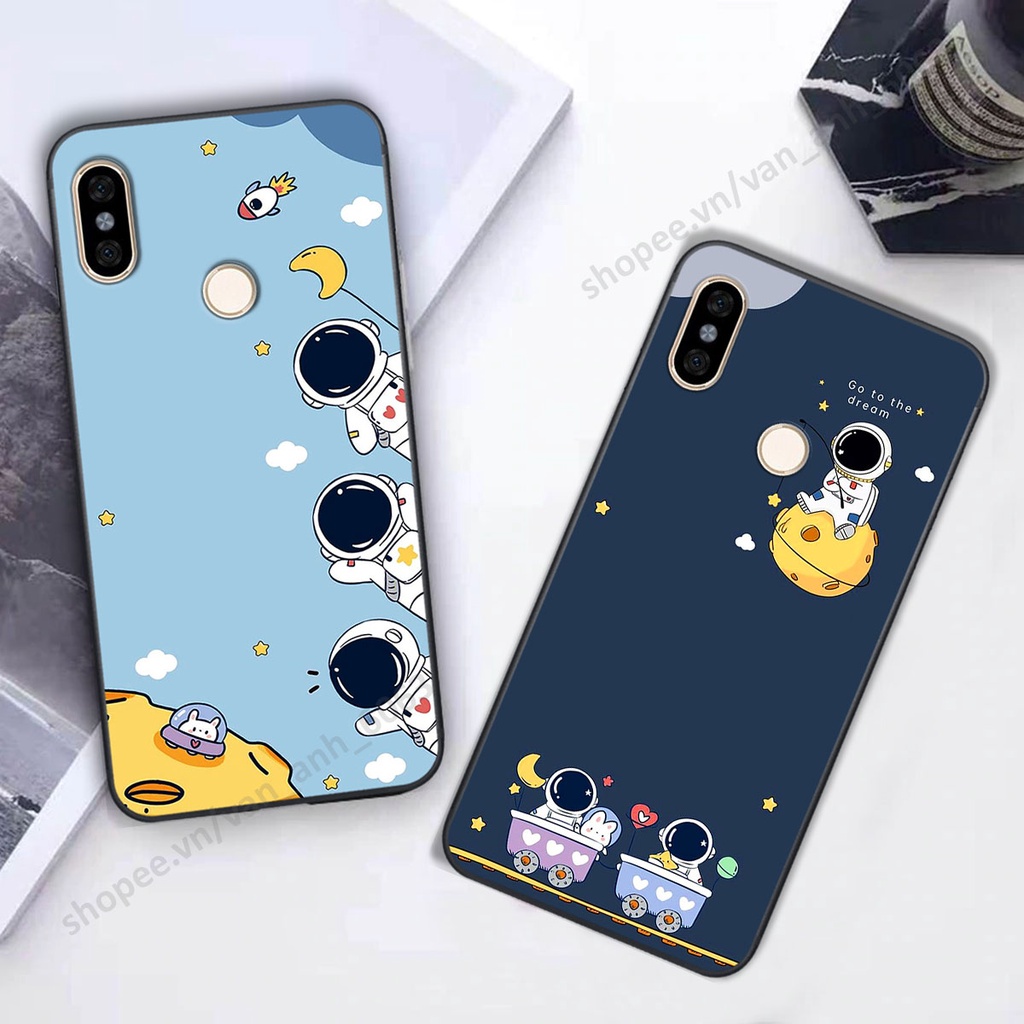 Ốp Xiaomi Redmi Note 5 / Note 6 hình bầu trời, phi hành gia đẹp, ốp lưng điện thoại xiaomi viền dẻo cao cấp