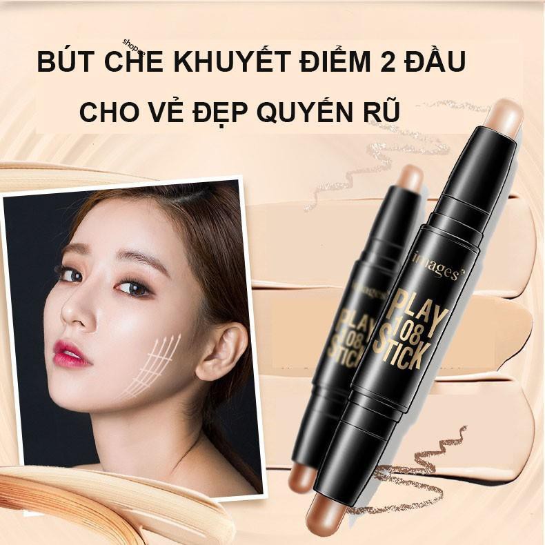 Kem Nền Kem Che Khuyết Điểm BIOAQUA và Bút Tạo Khối Trang Điểm chuyên nghiệp ZT-CB3 | BigBuy360 - bigbuy360.vn