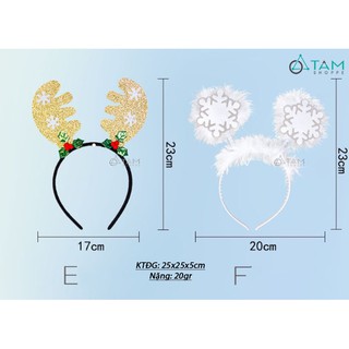 Cài Noel 7 kiểu X-CAI-07 TAN
