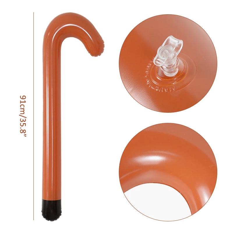 Bong bóng PVC hình kẹo lollipop 90cm dùng trang trí cây thông Giáng Sinh