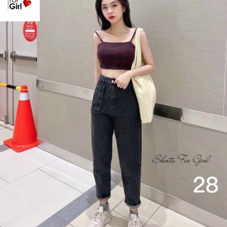 Quần Baggy Xám Đen
