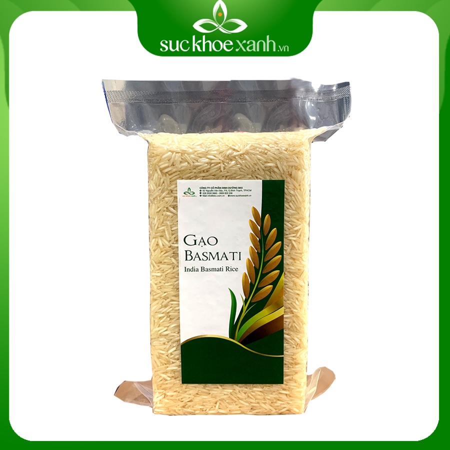 Gạo Basmati India Ấn Độ 1kg ngăn ngừa tiểu đường