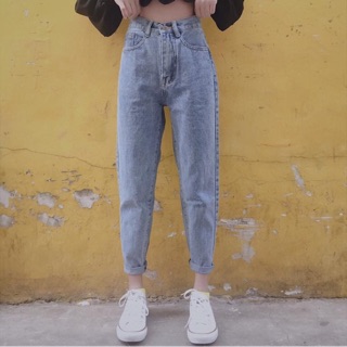 Áo trễ vai phối quần baggy siêu chạy ❤️