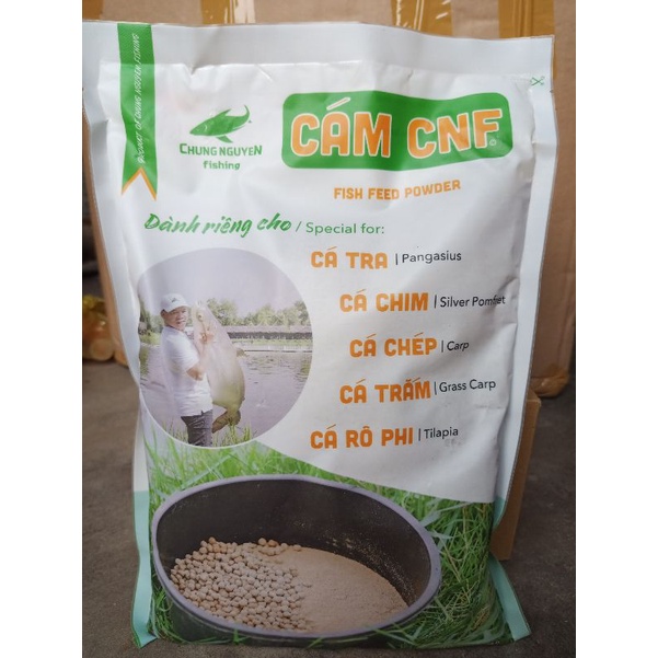 Combo SIÊU PHẨMBộ 3  Chung Nguyễn Fishing 1KG CÁM CNF- 1 DẦU HĂNG- 1 BỘT CÂU CÁ  NGŨ VỊ HƯƠNG