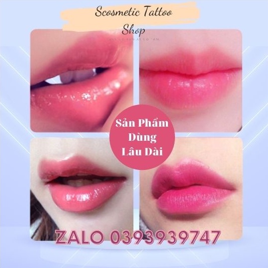 Dưỡng kích màu môi Gabry  màu số 02 Đỏ Cam Hồng duy trì độ ẩm tái tạo ổn định màu môi sau phun xăm-15ml