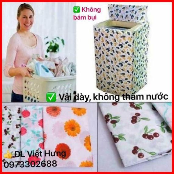 [Vải dù xịn không nổ vỏ] Áo Trùm Máy Giặt Cửa Trước Cửa Ngang Vải Dù Siêu Bền Chống Mưa Nắng Nóng Từ 7kg đến 14kg  ྇